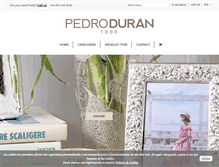 Tablet Screenshot of pedroduran.com
